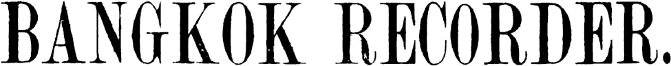 BANGKOK RECORDER